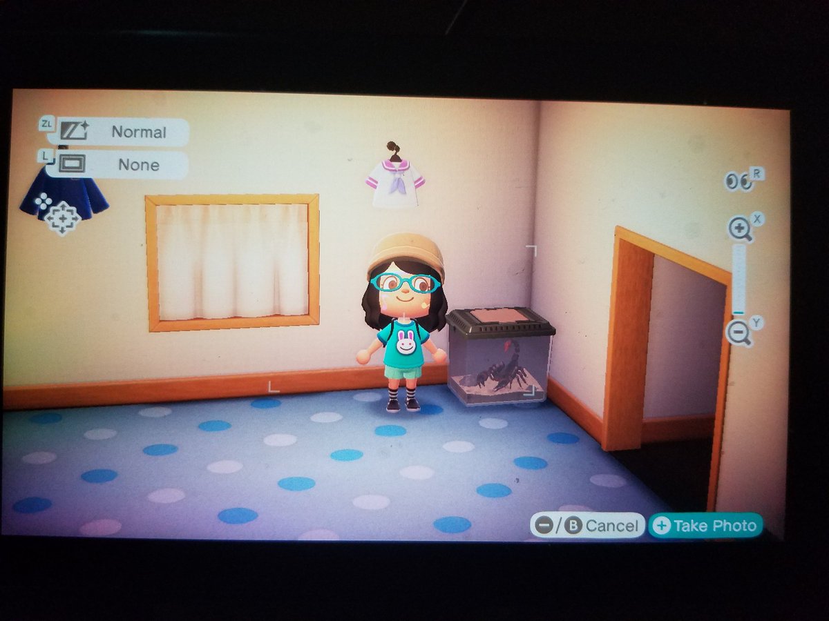 Amechan90's tweet photo. Got my animal crossing 2 days ago and i caught a scorpion lol
#acnh #AnimalCrossingNewHorizions 
#animalcrossing 
#animalcrossingnewleaf 
#ACNL https://t.co/dGdQIfbsFl