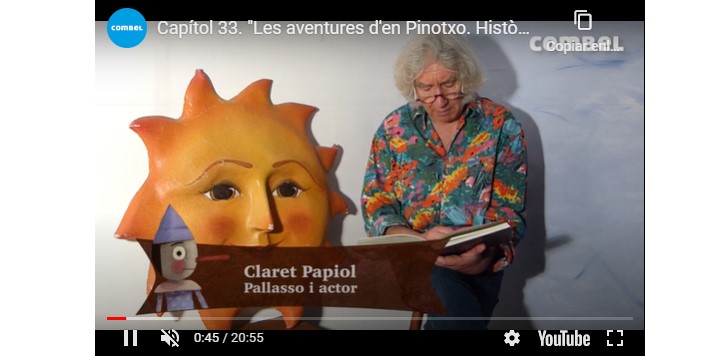 EditorialCasals's tweet photo. Capítol 33 del #ContaCombel de 📚LES AVENTURES D'EN PINOTXO, llegit per @ClaretClown 👇
▶️https://t.co/UNjvQNeNuj
Traducció d'@acasassas1, il·lustracions de @pepmontserrat i pròleg de @stefaino. Edició a cura de @noemMercadCapel
#CombelEditorial https://t.co/e3ZQZSg5VK