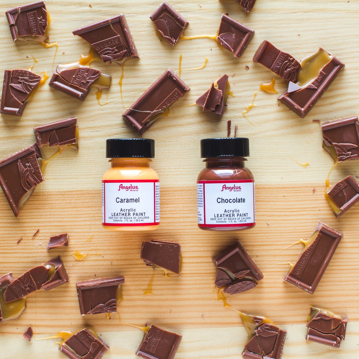 Caramel and Chocolate.
Name a better duo.