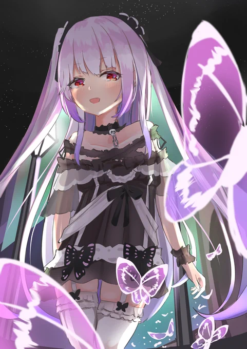 ネクロマンサーのお姫様??
#絵クロマンサー #るしあ新衣装 