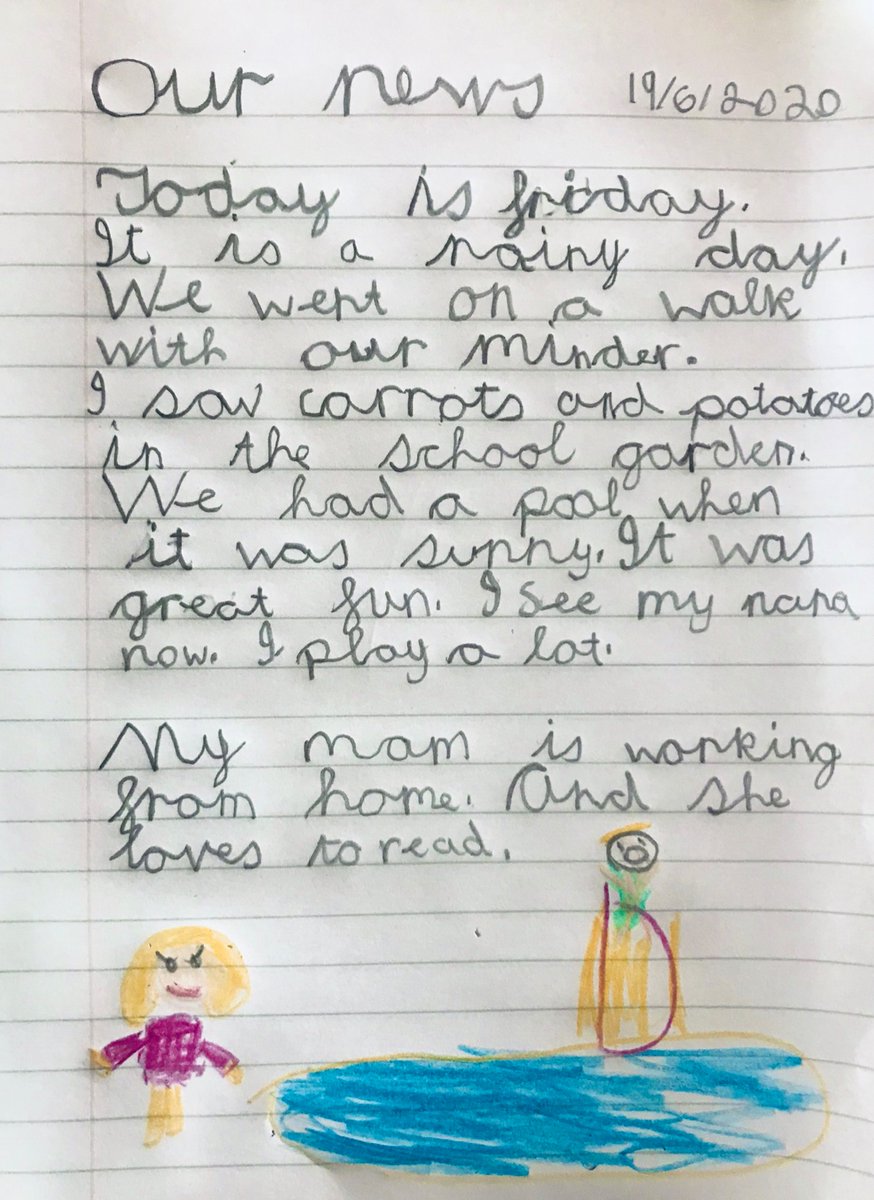 tinfoilkecks's tweet photo. @jns_san Ellie’s news. Ms Kelly’s 2nd class. She was delighted that she was mentioned in the video 😀😀 https://t.co/Xkd0cMv02b
