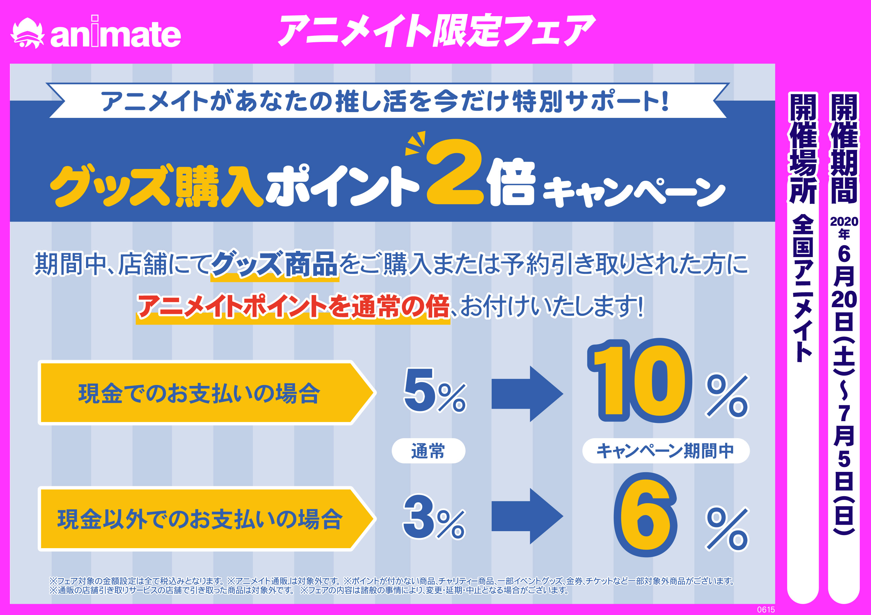 アニメイト仙台 アルバイトスタッフ募集中 明日から グッズ購入ポイント2倍キャンペーン 開催決定 期間中 店舗にて グッズ商品 をご購入or予約引き取りされた方に アニメイトポイントを通常の 2 倍 プレゼント ち な み に 一番