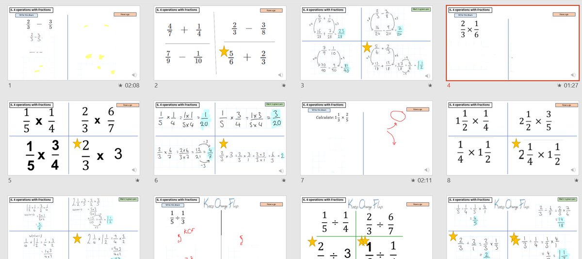 Example problem pairs being used in Y7 revision lesson next week with recordings and gradual reveals for each worked example. Anyone else successfully implemented the strategies from the webinar? <a href="/beboldmaths/">Be Bold Maths</a> <a href="/TF_Ambassadors/">Teach First Ambassadors</a> <a href="/MsJonesEdu/">Ms Jones</a> #mathscpd #eductwitter