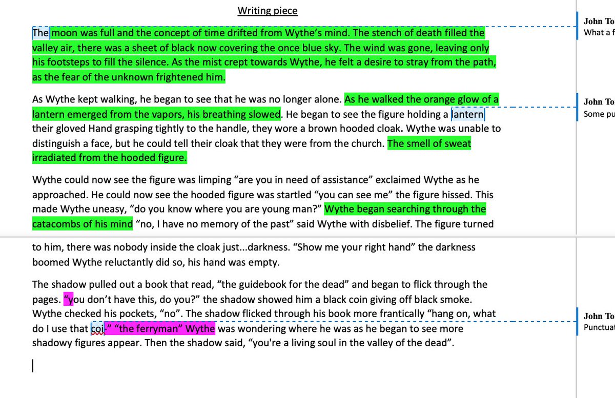 CrawshawEnglish's tweet photo. More wonderful descriptive writing from Y10 - we're looking forward to seeing many of you next week! 
Well done to Jakob S-T, Jack D, Elizabeth G, Harneesha P, Freya C, Aidan H, Tallulah H, Adam C, Cassidy W, Billy S, Abbie P, Aimee D, Hennie S, Hajrah Y &amp; Scarlett C! https://t.co/wsRmA9Hhok
