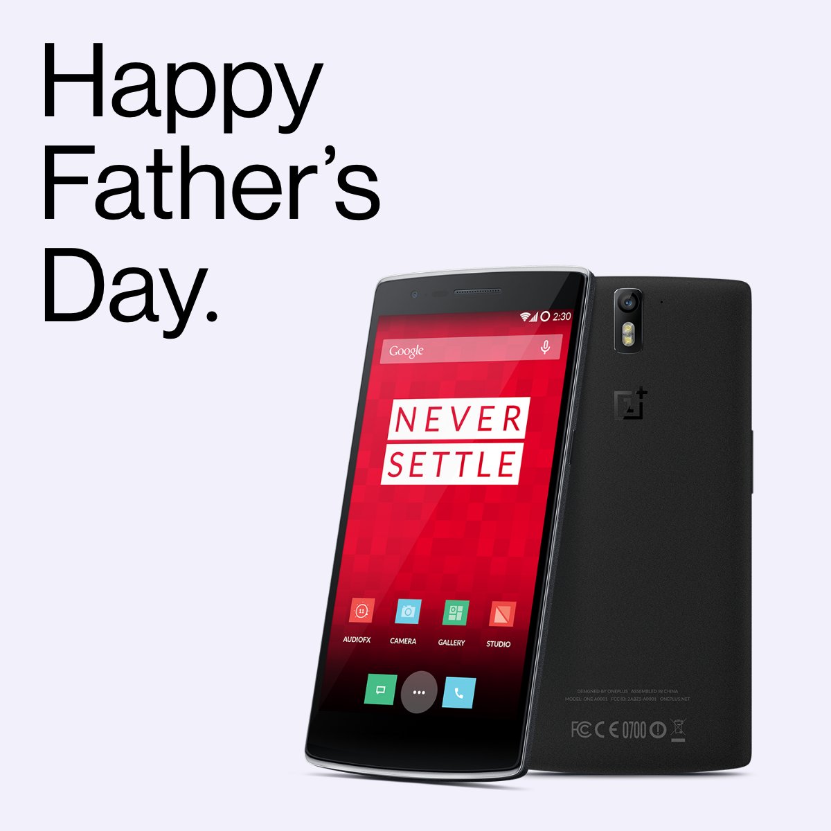 This Father's Day we'd like to give away something with monumental sentimental value: The #OnePlusOne! For your chance to win just Like and Retweet! Learn more: onepl.us/Giveaway