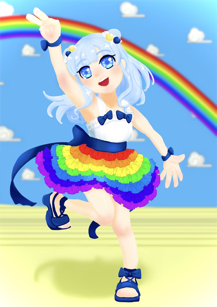 PrincessS_pict's tweet photo. 🌈虹橋みのり CV.ちょこ

「みのり8の段できるようになってみんなにたくさん褒められたい！！！え？アイドルも頑張ろうね？もちろんだよ！みのりはねー、世界一のアイドルになるのー！！」
age:9
birthday:8/7

イラスト:なしこ(@uhesama2)様
ソロ曲:go to Romance>>>>>
https://t.co/8kdNHOFrY8 https://t.co/iwfX8An74j