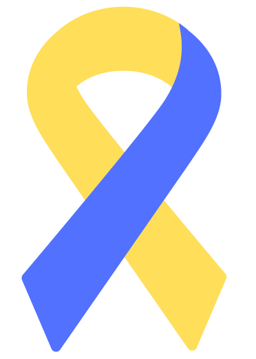 Busylifeandme's tweet photo. There are also dual coloured Awareness Ribbons. Blue and yellow for Down's syndrome is one example. #dualcolours #supportDS #thinkINC @DSChannelUK @DSSGB1 @ChromosomesNews @downsynnews @downsandproud @wecanaccess @MyHelpfulHints_ @Retweeting001 https://t.co/DO5LYAXKMT