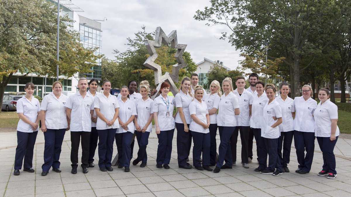 OTBLENKIN's tweet photo. Results day- Congratulations to you all- An amazing set of results. You should all be really proud.  Next time you put that uniform on it's as a qualified occupational therapist. Enjoy your new careers and keep in touch. Time to celebrate! @teesuniot  @TeessideUni https://t.co/D5ZkfNe4kP