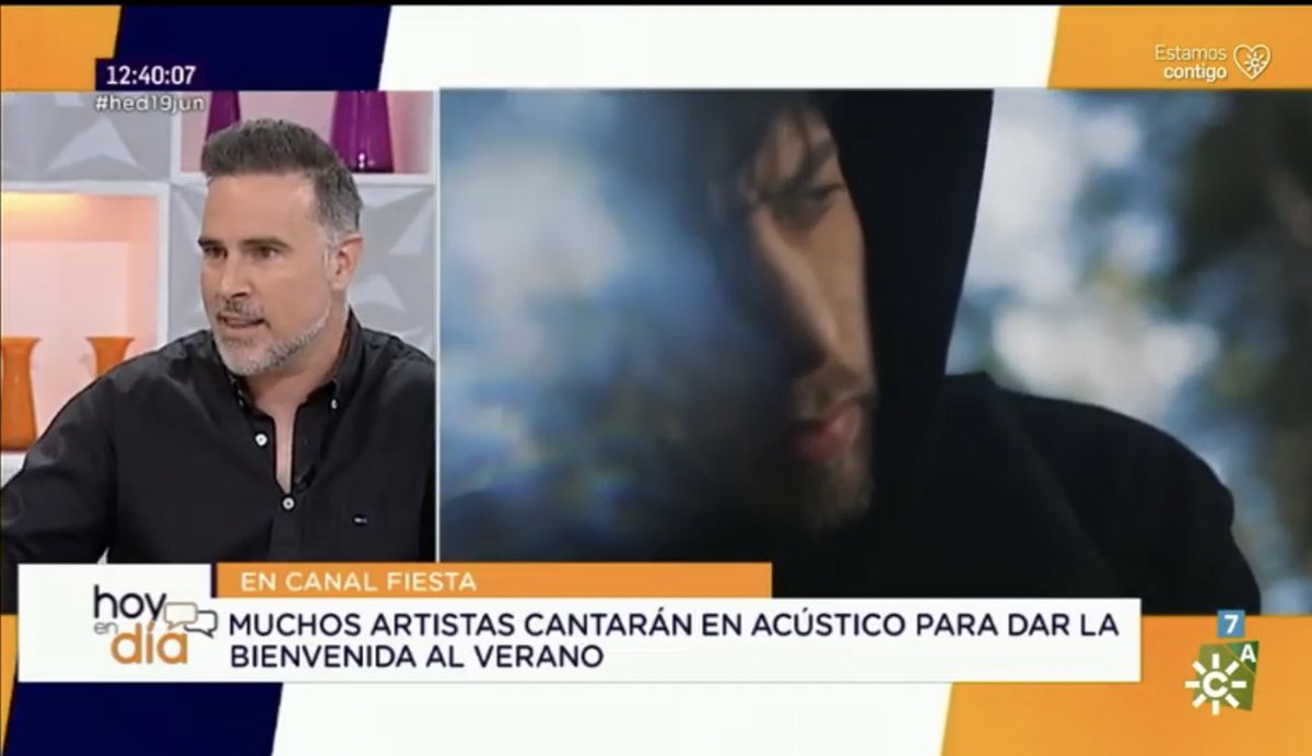 HoyEnDiaCSTV's tweet photo. #EnDirecto Hablamos con @Mariaparradovoz y con @dominguezja de la fiesta del fiesta de este sábado en @canalfiesta #Hed19jun https://t.co/Q5d62YfT1B
