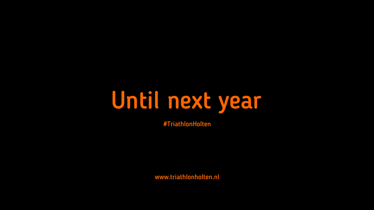 Vanavond posten we om 21.00 uur onze eerste video van het weekend! In de video spreekt de burgemeester van <a href="/gmrijssenholten/">Gemeente Rijssen-Holten</a> zijn wens uit om volgend jaar iedereen te zien in Holten. Stay tuned op onze Facebook en Instagram. #triathlonholten