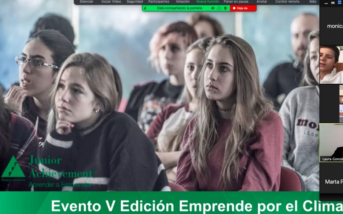 ColegioMirabal's tweet photo. Los 4 alumnos de 1º ESO que quedaron finalistas en el Programa Emprende por el Clima han participado en el concurso DESARROLLO SOSTENIBLE. 
Han demostrado sus habilidades y conocimientos a través de pruebas dinámicas en el emprendimiento con el cuidado del medio ambiente. https://t.co/aaKshJilbD