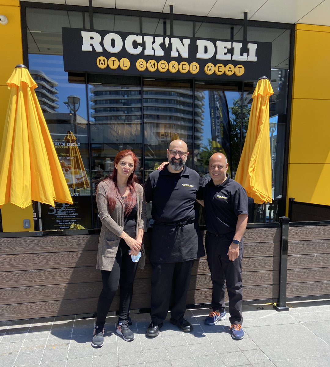 We welcome you to come and meet our new franchisees Mr.Ziad and his wife Manal at our corporate store Rock N Deli CF Shops at Don Mills.

They're doing a great job delivering an impeccable Rock’N Deli experience! Congratulations and welcome.

#RockNDeli #Franchising #Toronto