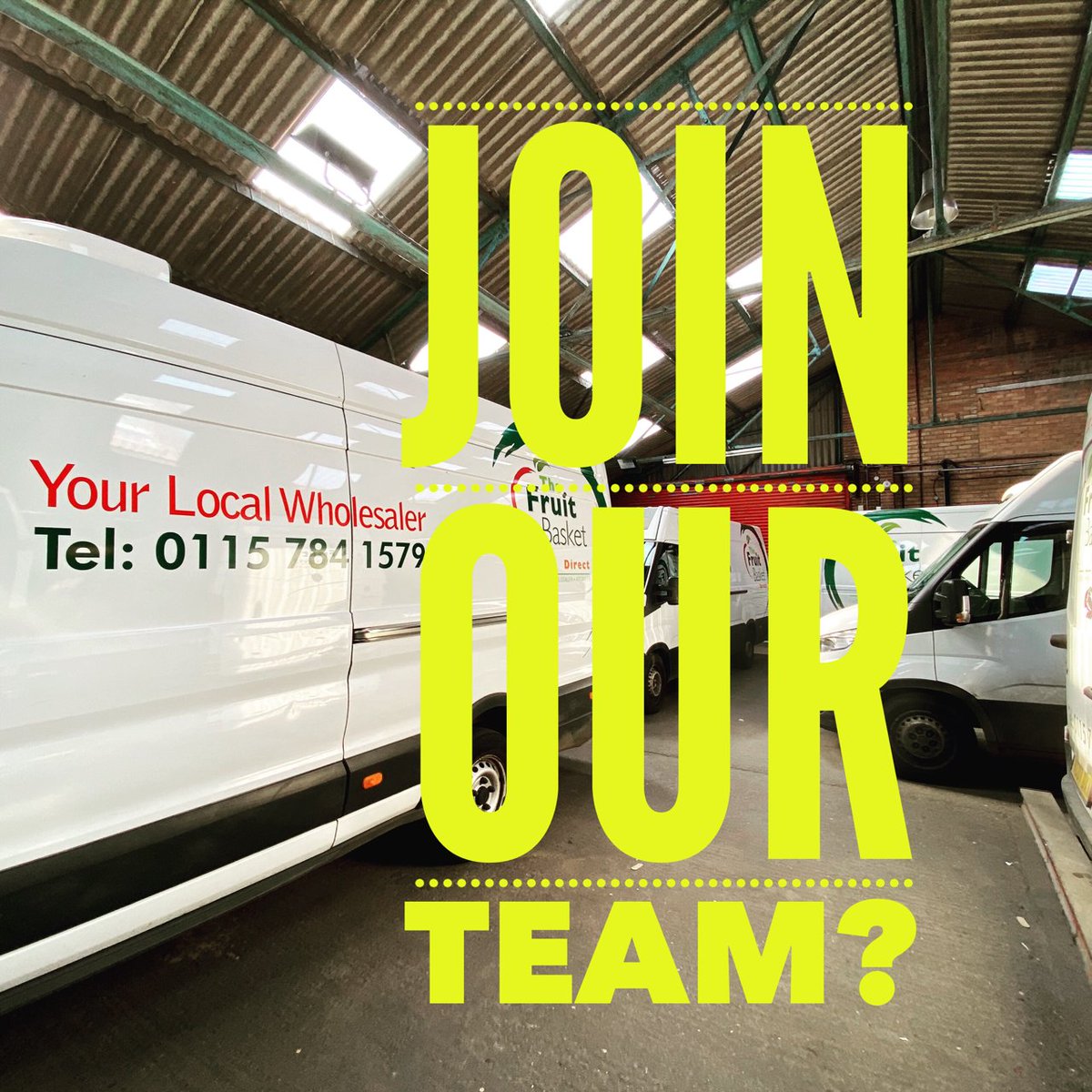 NFBdirect's tweet image. We are looking for a driver to join our team. If you have delivery experience, are self motivated, can work at pace &amp;amp; work well as part of a small team then send your CV to sales@thefruitbasketdirect.uk 
Clean driving license essential!
#drivingjob #jobs #jobvacancy #nottsjobs