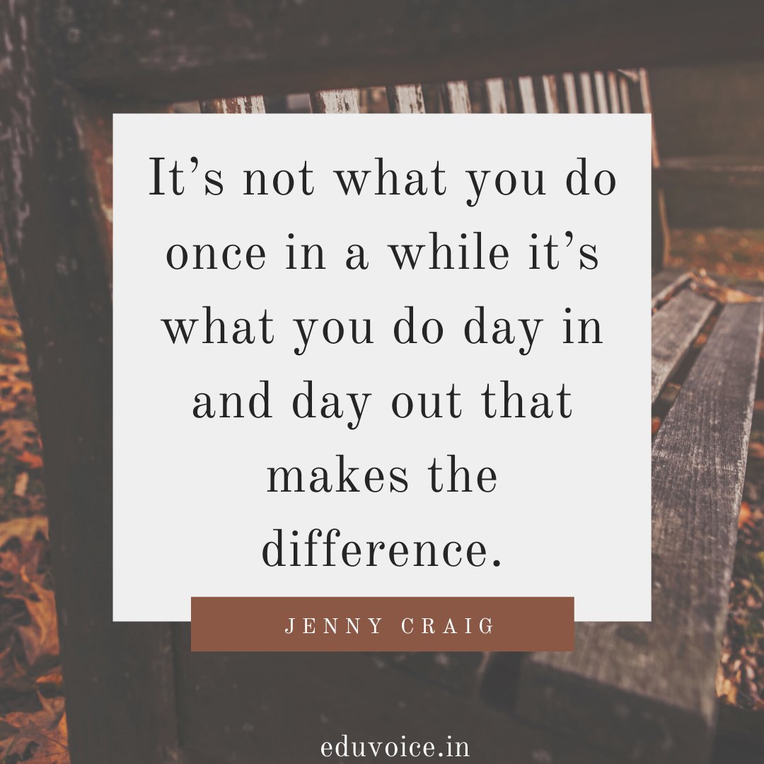 eduvoicesocial's tweet photo. Neither your one day of eating healthy food make you fit nor your one day of eating junk will make you fat.
#discipline #consistency #WednesdayMotivation #MotivationalQuotes #eduvoice #eduvoicesocial https://t.co/FAZ8cBieJ7