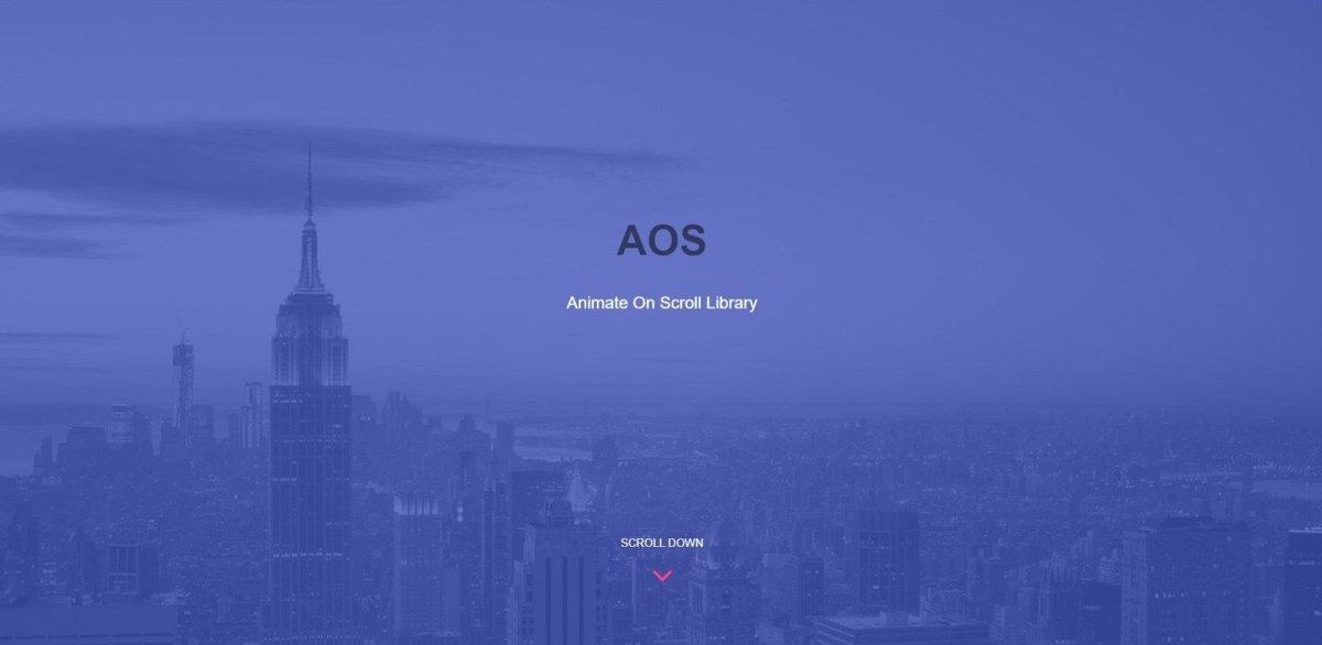 Azoora's tweet photo. AOS: A Free Javascript Library To Easily Animate Website Elements on Scroll - #code #development #javascript #plugin #plugins #jslibrary #animation #animate #website #scroll #aos #free #experiments #examples #scrollingeffects - #azoora #beyondtheordinary - https://t.co/UAa8vbxcS2 https://t.co/ljG3AV3613
