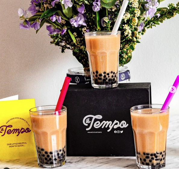jojoandandy's tweet photo. DIY bubble tea set from @TempoTeaBar #londonblogger #tastethisnext #topcitybites #feasting #bubbletea #londoncoffeeshops #bubbletealover #bubbletealondon #bobatea #pearlmilktea #asianfoodie #londonbubbletea #purplepotato #tarobubbletea #taromilktea #tempoteabar #asianfood #boba https://t.co/3WLWDj3SVY