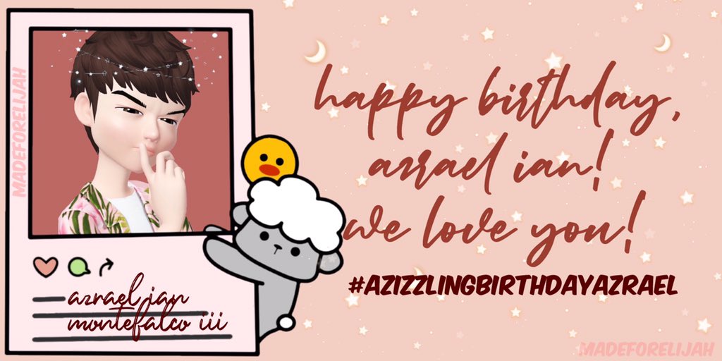 happy birthday to our boy next door, azrael ian! you are the most awaited montefalco so we are really excited to read and see your own story. we, 4 million of stars, love you so much! - end of thread - #AZIzzlingBirthdayAzrael