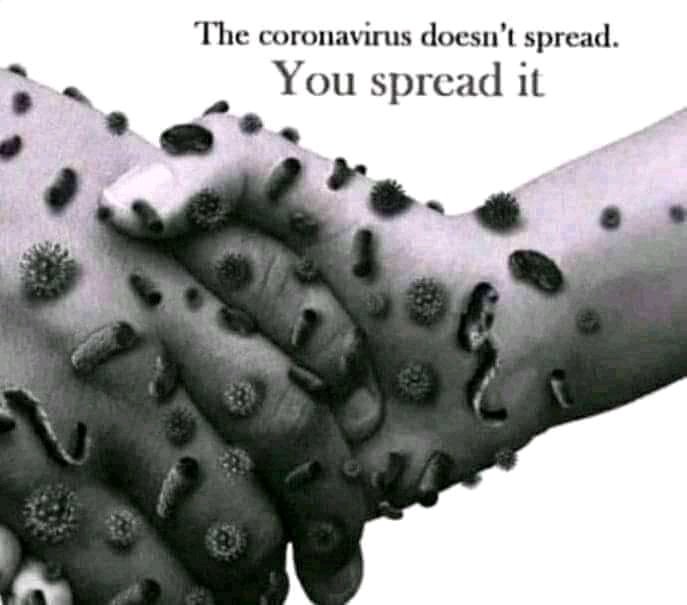 HumanitycareSSD's tweet photo. Avoid handshake❌ https://t.co/2nYNPpRfzC