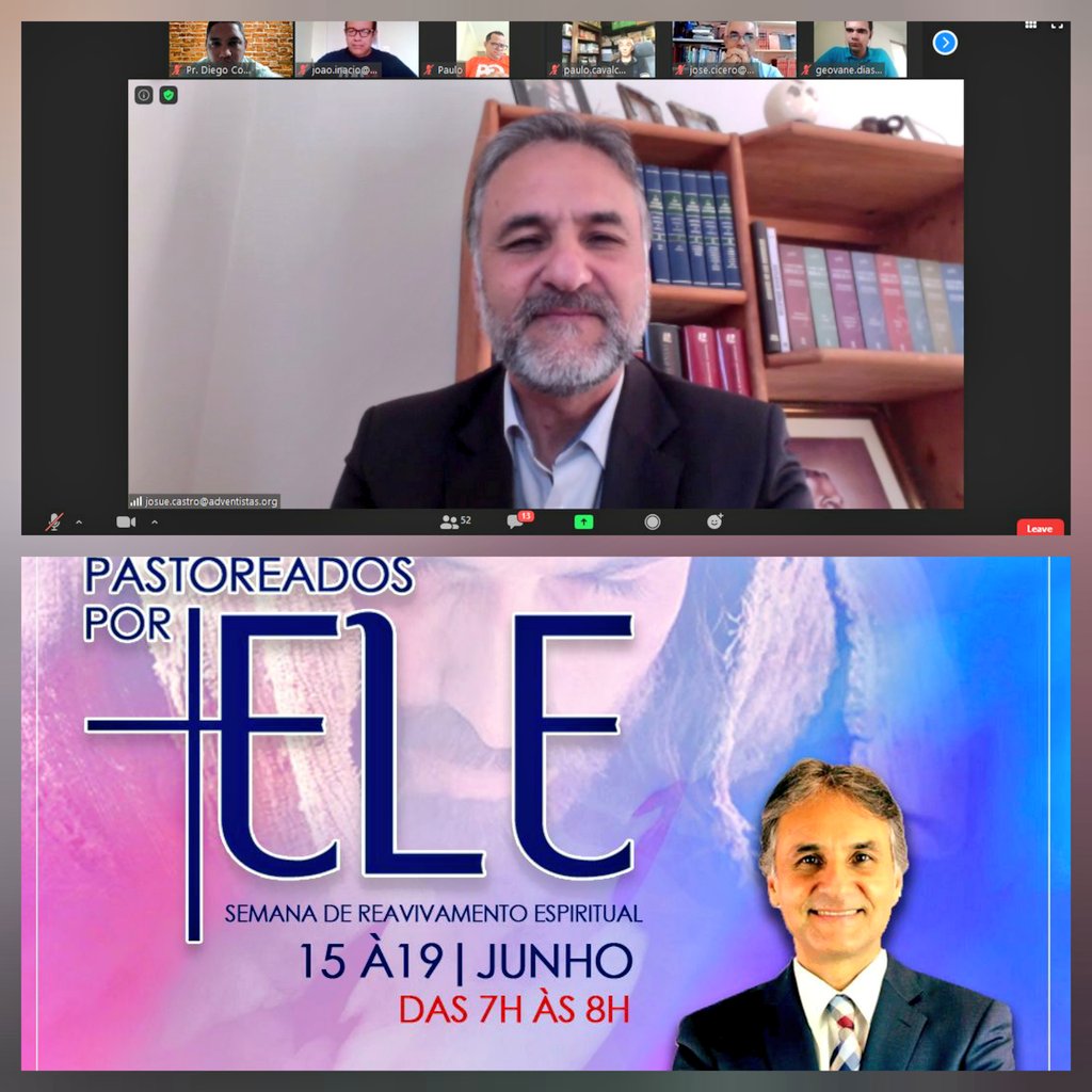 prdiegocleyton's tweet photo. A ADM da @iasdape organizou um semana de reavivamento espiritual com o seu grupo de pastores.
Foi uma semana TOP, cada dia às 7h uma mensagem inspiradora com @prjosuedecastro, Deus falou através deste seu servo. #APeterradeproezas #proezas https://t.co/84rsK1aQN6