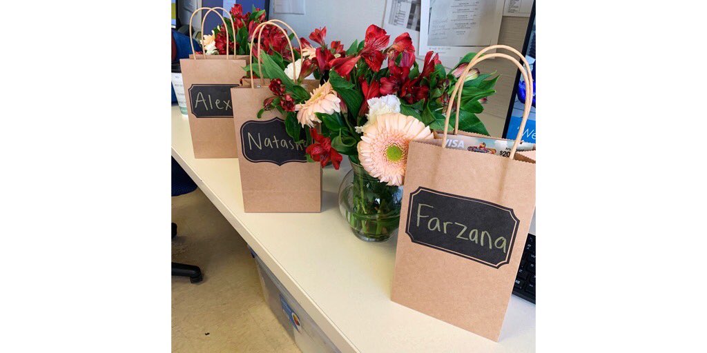 Natasha Gupta, MD MSc (@natgupta) on Twitter photo So touched by our amazing junior residents for the flowers and heartfelt cards for <a href="/alexarmeyer/">Alexa Meyer</a> <a href="/farzanafais/">Farzana Faisal</a> and my last day as SAR chiefs! Love my <a href="/brady_urology/">The Johns Hopkins Brady Urological Institute</a> family! So touched by our amazing junior residents for the flowers and heartfelt cards for <a href="/alexarmeyer/">Alexa Meyer</a> <a href="/farzanafais/">Farzana Faisal</a> and my last day as SAR chiefs! Love my <a href="/brady_urology/">The Johns Hopkins Brady Urological Institute</a> family!