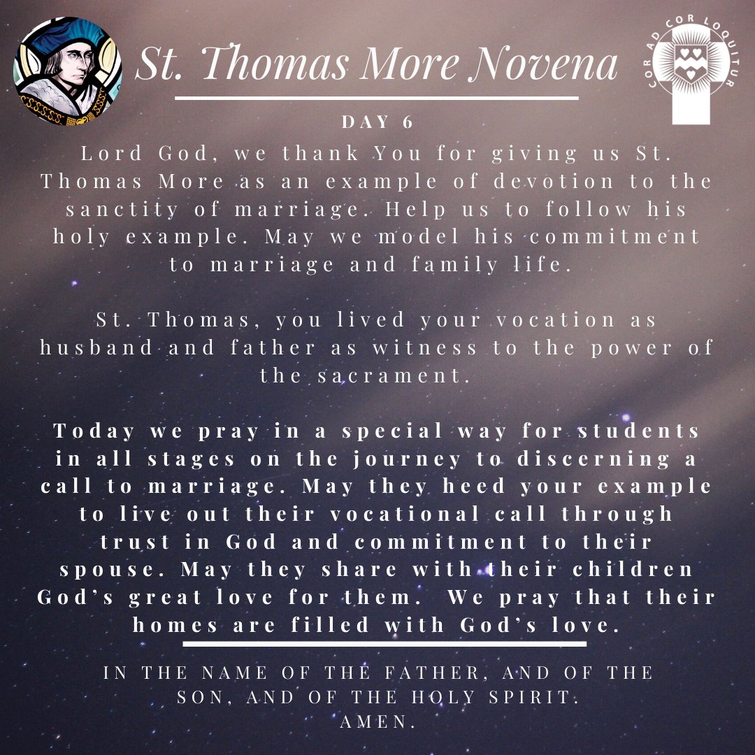 CoMoNewman's tweet photo. #stthomasmore #prayforus #comonewman https://t.co/nJdQ9ansgc
