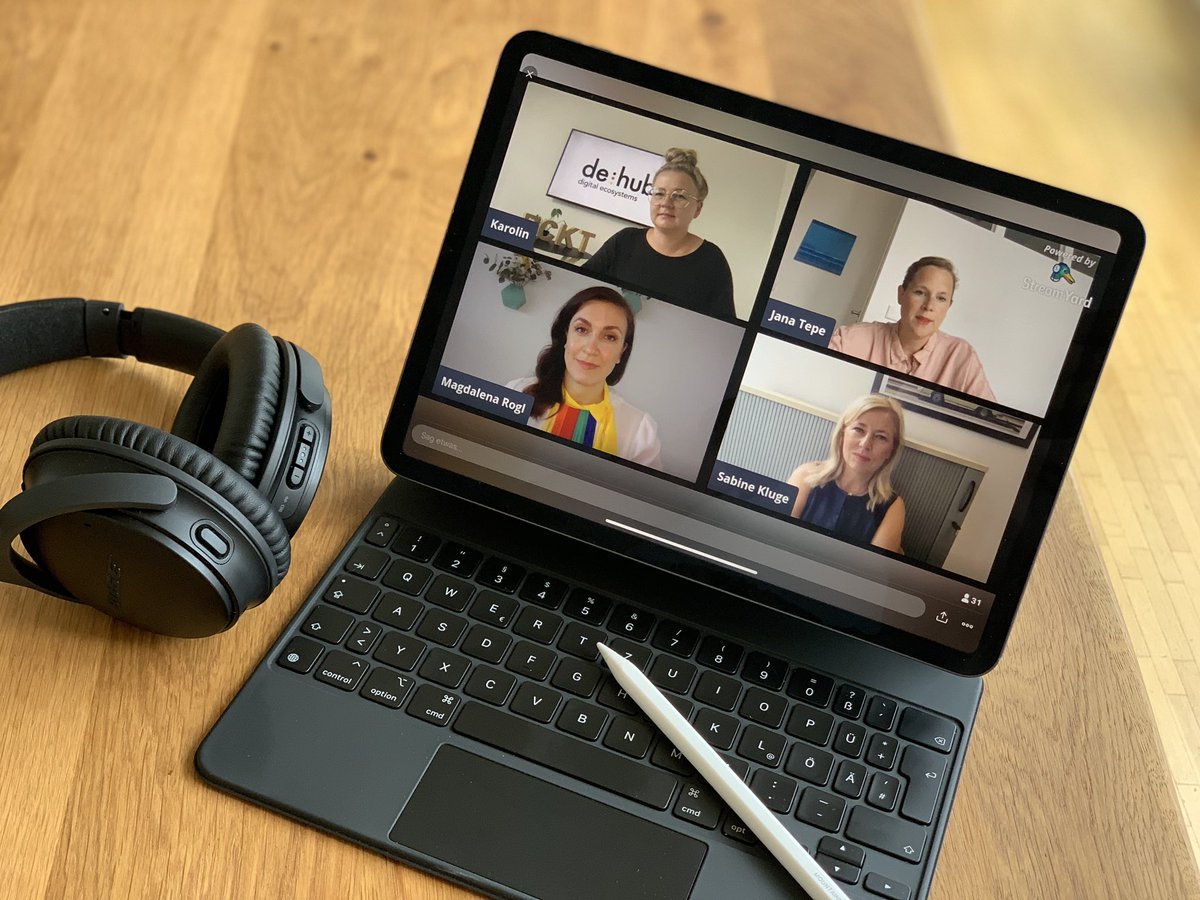 lukizzl's tweet photo. Greifbare Beispiele von @JanaTepe zu positiven Veränderungen durch die Krise: Virtuelle Meetings sind besser vorbereitet und beginnen pünktlicher 📈 @Tandemploy befragt die Mitarbeiter:innen nach Vorteilen und was beibehalten werden soll #digitaltag20 https://t.co/riBY9Q0NtD