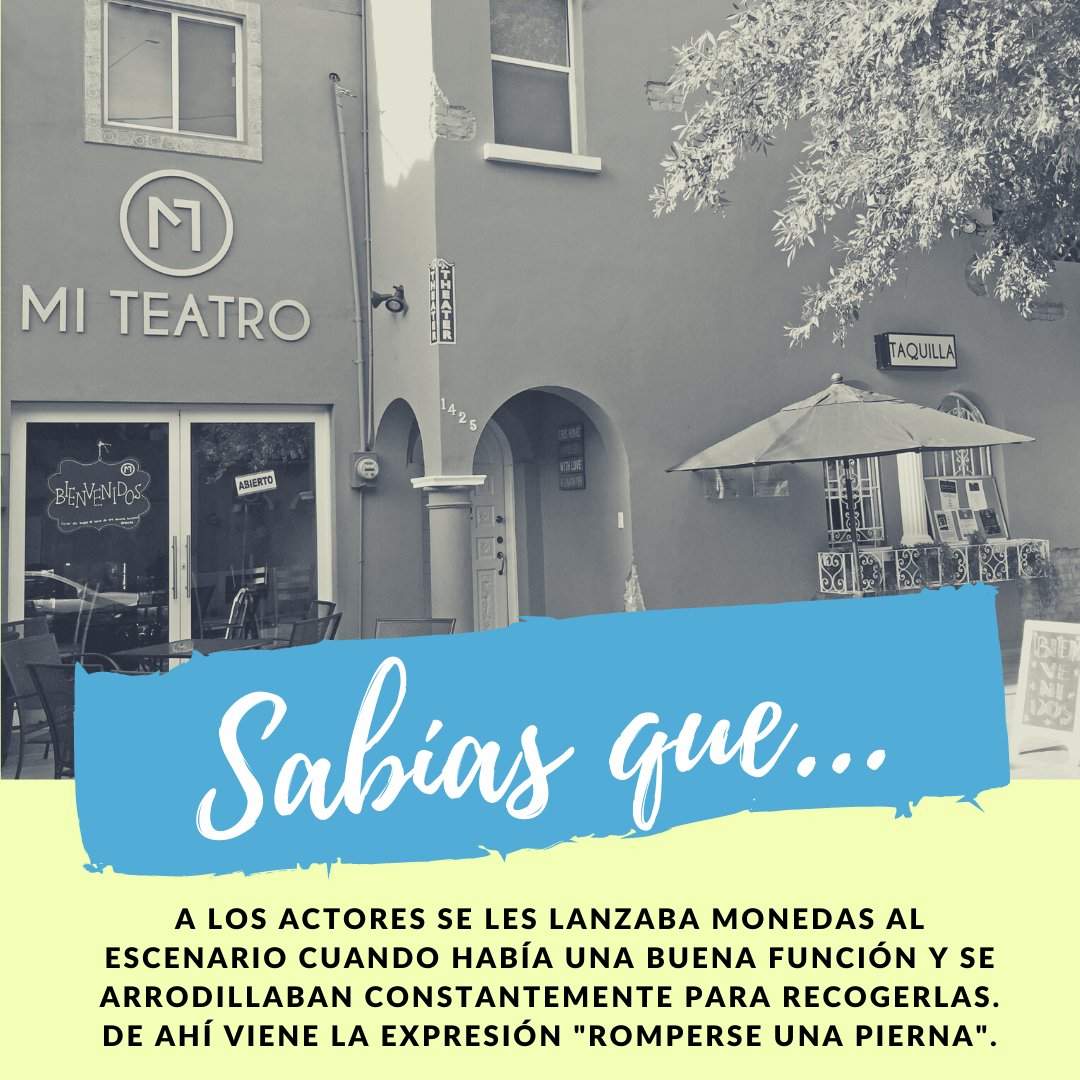 Hay muchos datos curiosos sobre la historia del teatro, y uno de ellos es el origen de la frase "¡rómpete una pierna!". 😱🎭 ¿Habías escuchado esta expresión? #MITEATROencasa