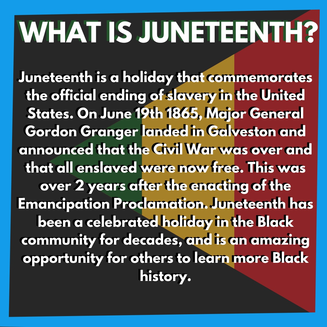 stage__right's tweet photo. Today we honor Juneteenth! Share the history of this holiday today!
#Students #YouthMinistry #juneteenth #blackhistory #juneteenthcelebrations #celebrationoffreedom #freedom #texashistory https://t.co/YpHuXGBZeV