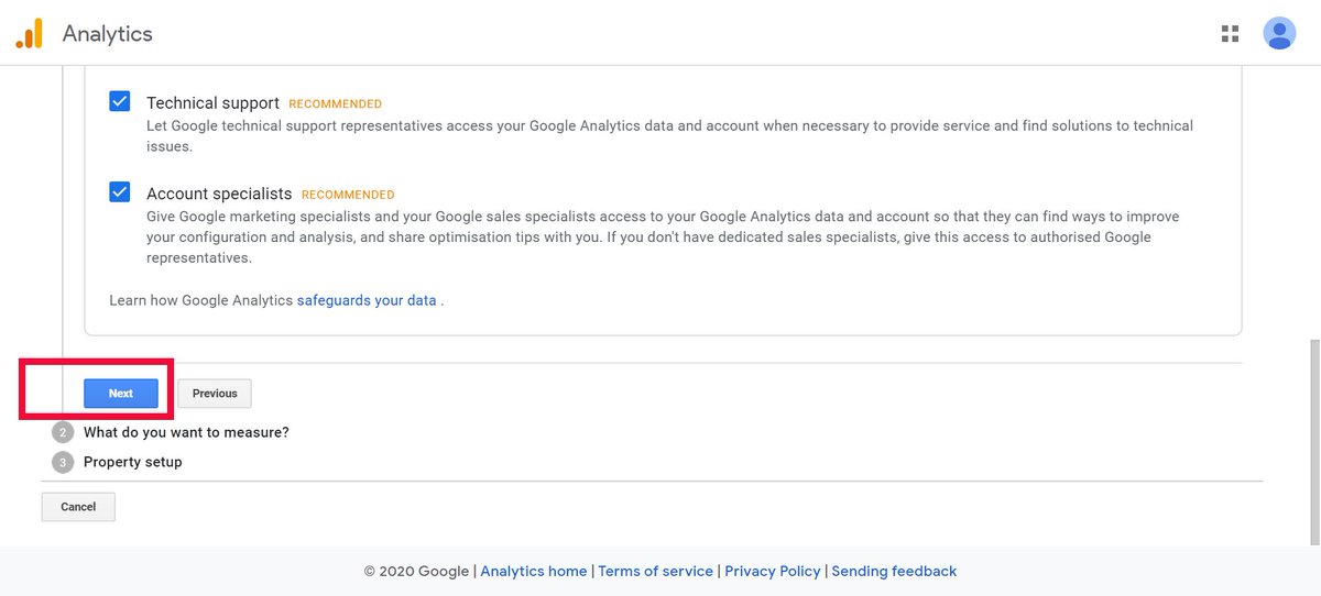9. e. Scroll down lagi >> klik "next"