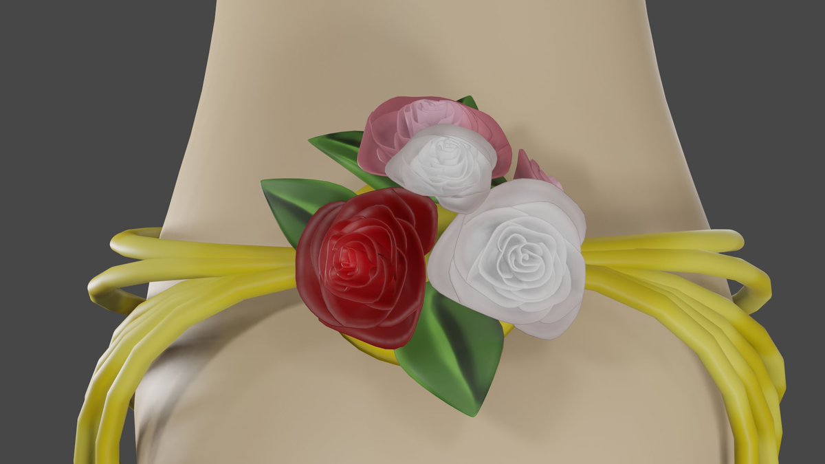 heels with roses on them