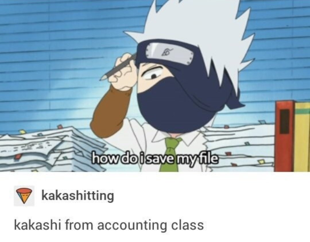21. kakashi from accounting class compilation