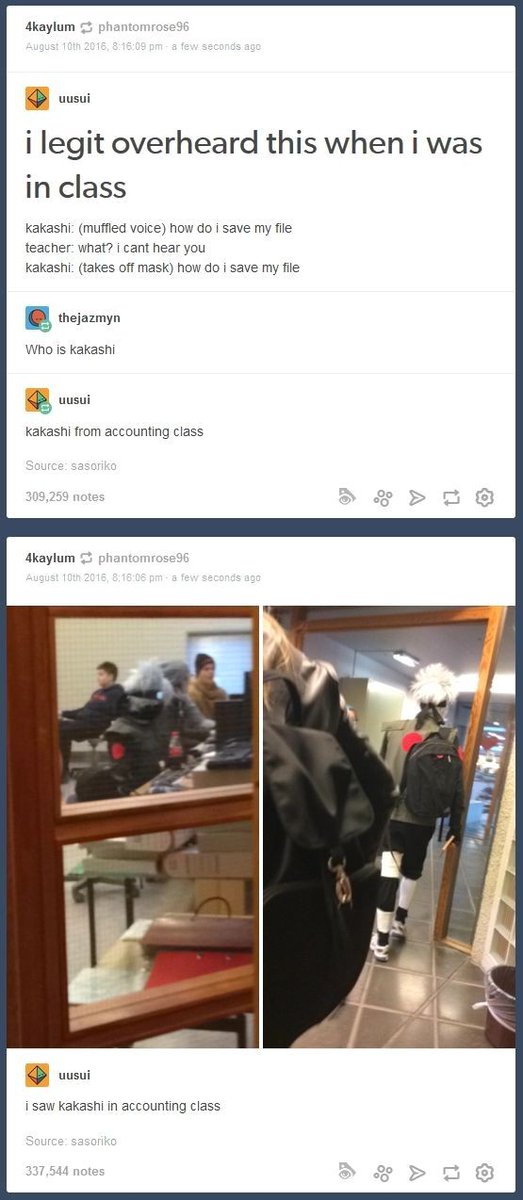 21. kakashi from accounting class compilation