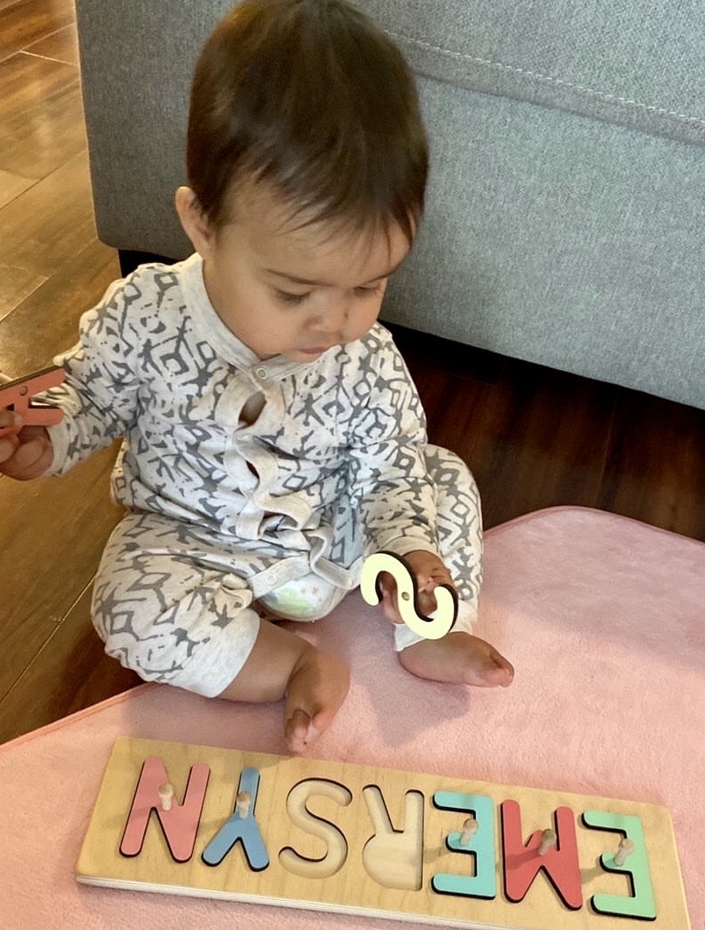 #baby #puzzle #toddler #play #friday #custom #woodenpuzzle #learning #playtime #handcrafted #preschool #babyshower #babytoy #toy #custompuzzle #child #bloggermom