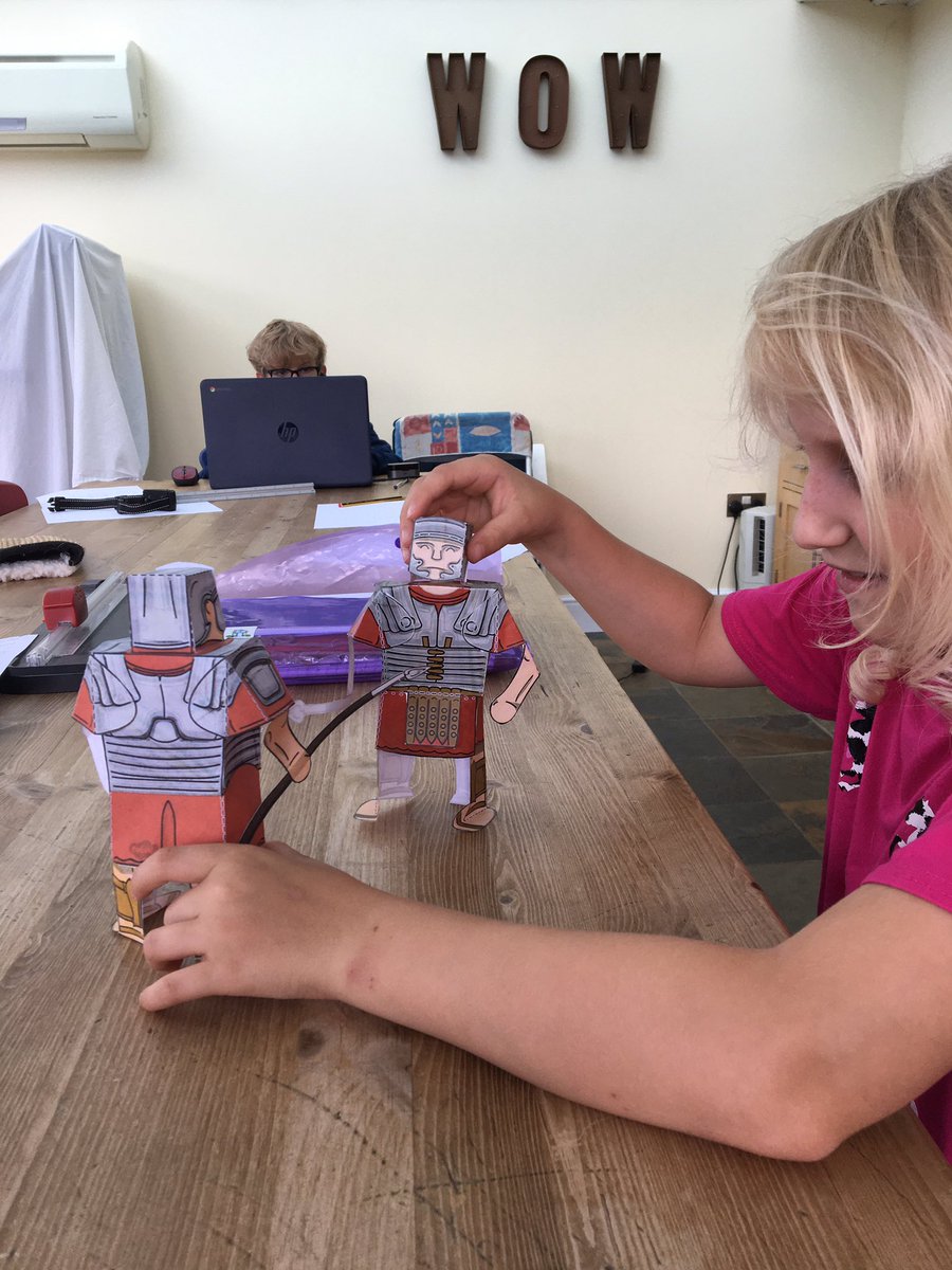 florentine_in's tweet photo. I loved making the model of the Roman soldier today (mum made one as well). It was nice to have a surprise visit from Mr Woodrow this afternoon too! Can’t wait to get back to school I miss everyone @StGregoryCEVCP 👱🏻‍♀️🐎😎🤪🐶🍭🍦🍔 https://t.co/1mDnXPCCqF