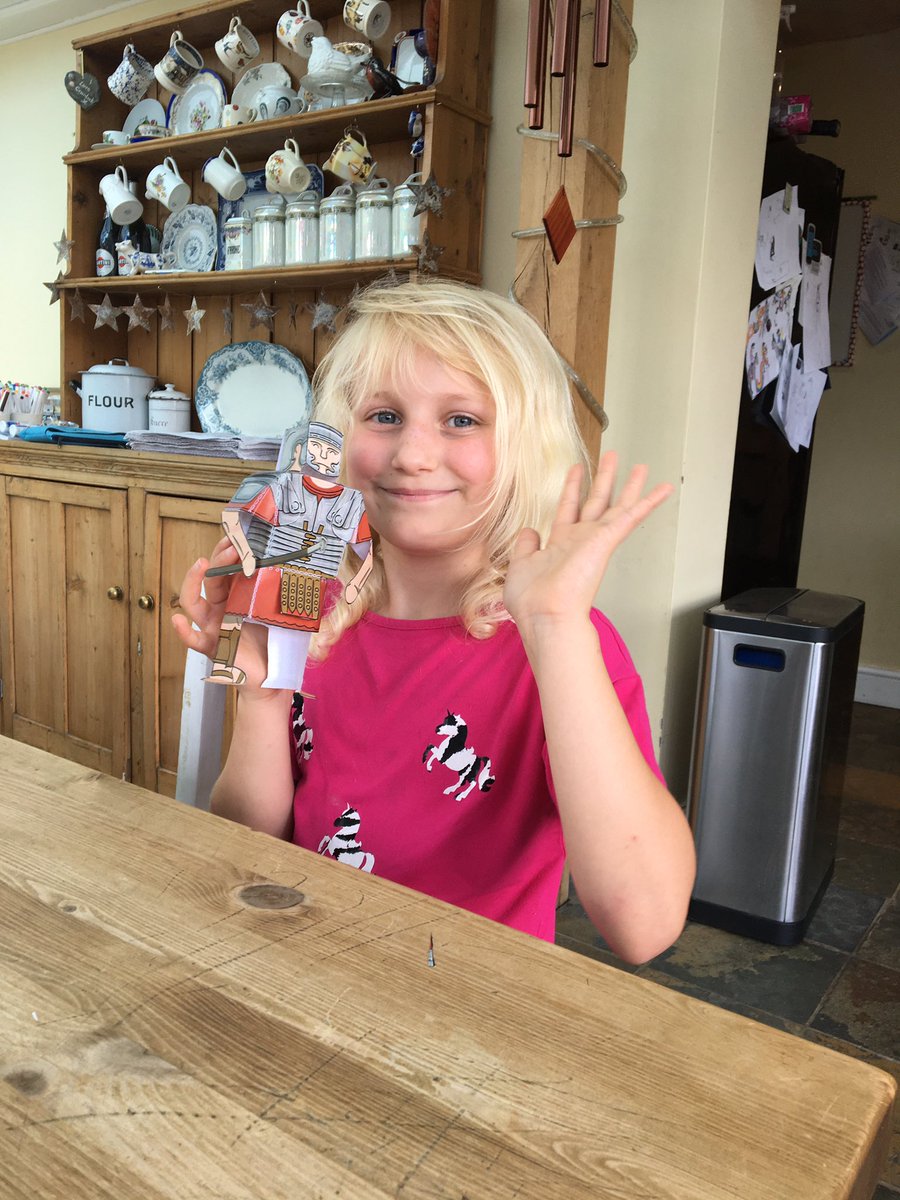 florentine_in's tweet photo. I loved making the model of the Roman soldier today (mum made one as well). It was nice to have a surprise visit from Mr Woodrow this afternoon too! Can’t wait to get back to school I miss everyone @StGregoryCEVCP 👱🏻‍♀️🐎😎🤪🐶🍭🍦🍔 https://t.co/1mDnXPCCqF