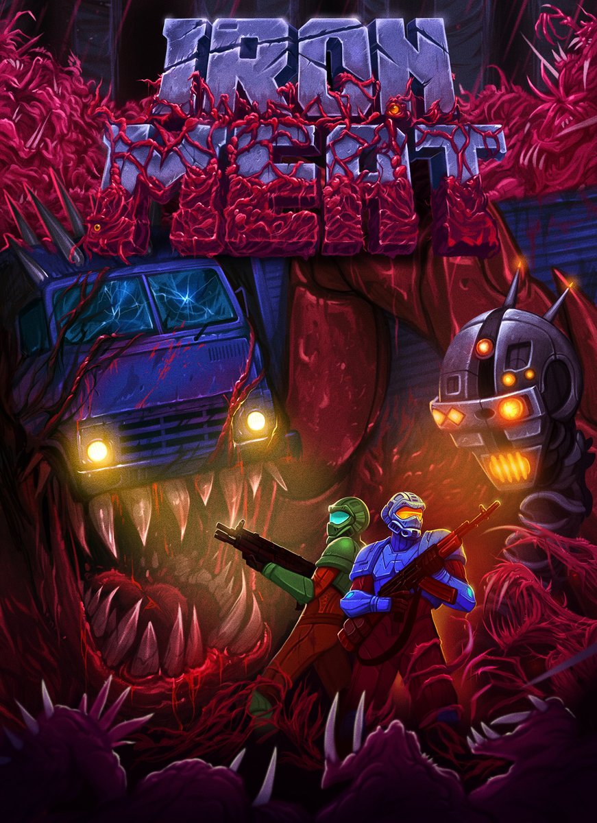 Iron Meat demo finally on Steam!
 Grab it, play it, and enjoy the new pulse-pounding soundtrack that matches the havoc unfolding before you!
swm.to/IronMeat

#PixelArt #RetroGame #NewRetro #IndieDev #gamedev