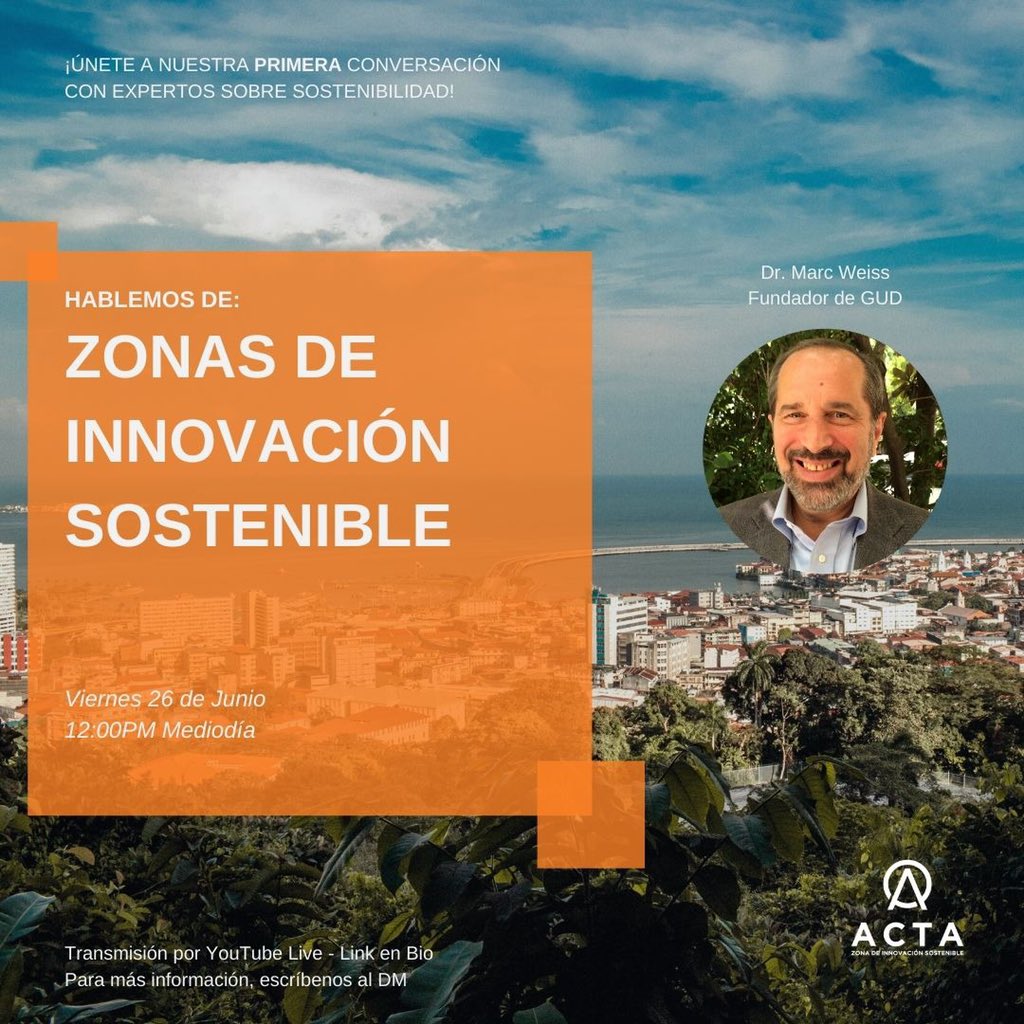 actapanama's tweet photo. ¡En ACTA queremos compartir perspectivas, ideas y el trabajo de expertos en temas relacionados a sostenibilidad con nuestra comunidad!

Acompáñanos por YouTube Live el viernes 26 de junio a las 12pm mediodía de Panamá. 

La conversación será en inglés. https://t.co/HDib5s12Ww