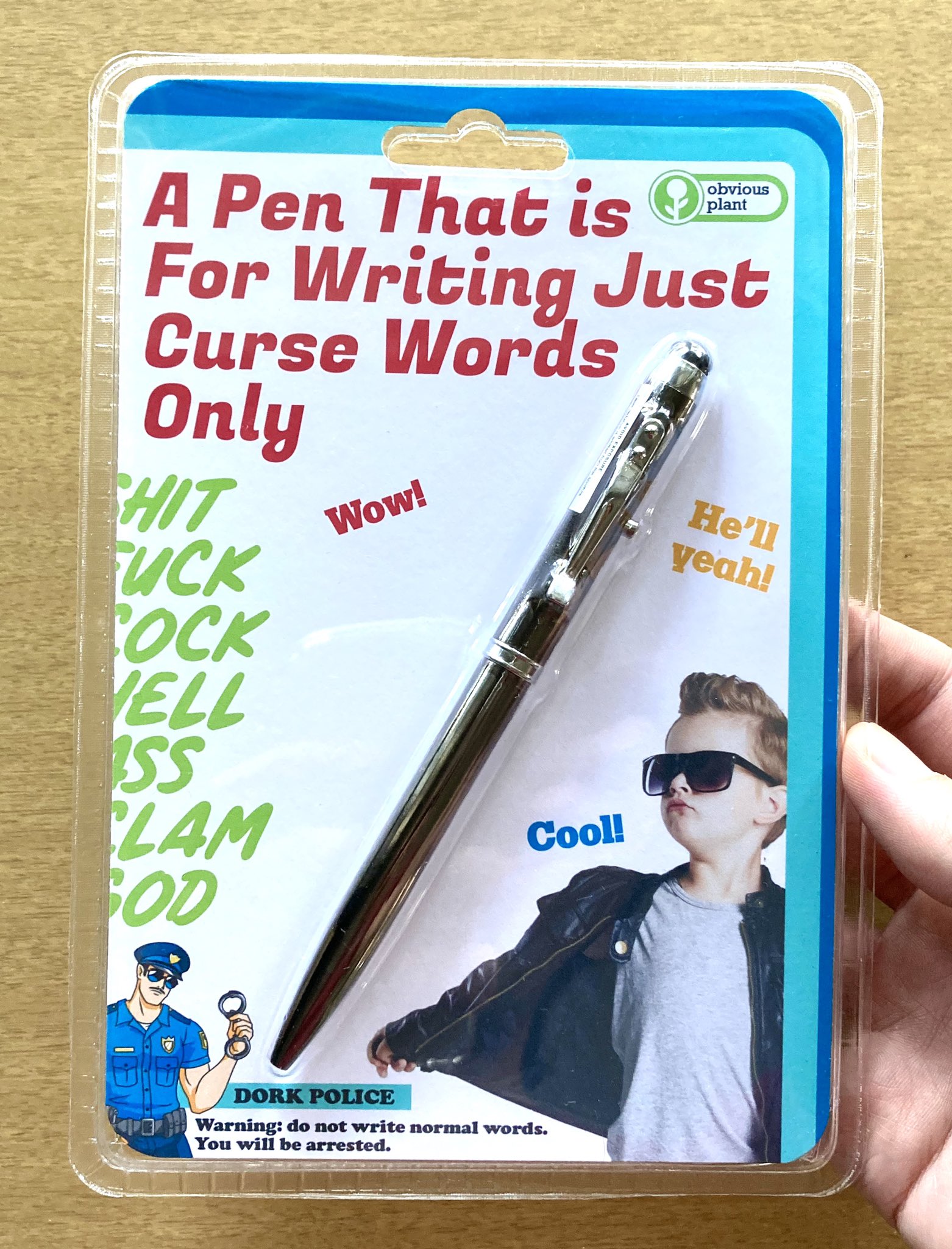 obvious plant on X: A Pen That is For Writing Just Curse Words