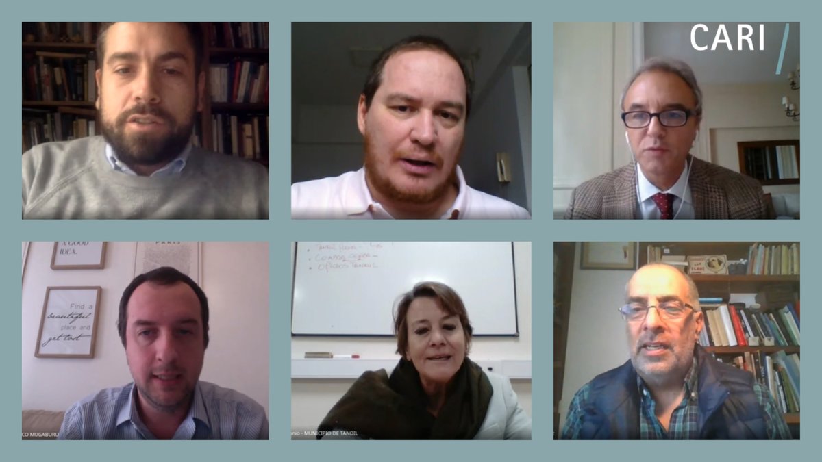 Francisco Resnicoff, Subsecretario de Relaciones Internacionales e Institucionales del GCBA
Francisco Mugaburu, Director General de Relaciones Internacionales y Cooperación de GCBA
Nelson Fernández, Director de Relaciones Internacionales y Cooperación de la Ciudad de Montevideo
Gustavo Martínez, Secretario de Coordinación del CARI (aclaro por si lo pasas a un voluntario jaja)
Marcela Pentrantonio, Secretaria de Desarrollo Productivo y Relaciones Internacionales de Tandil
Lucas Delfino, Subsecretario de Cooperación Urbana Federal del GCBA