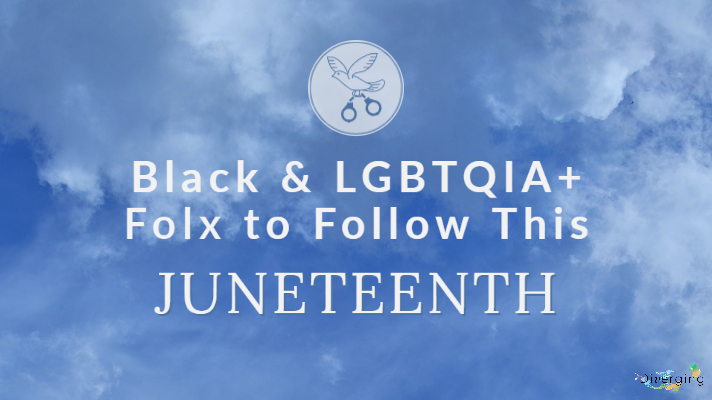 DivergingMag's tweet photo. In celebration of Pride Month and Juneteenth, here is a not all-inclusive list of Black and LGBTQIA+ voices to follow on social media and to read. It is worth noting that Pride is possible because of Black transwomen like Marsha P. Johnson.

https://t.co/79xR2uRg4I https://t.co/7K2waf0Fiu