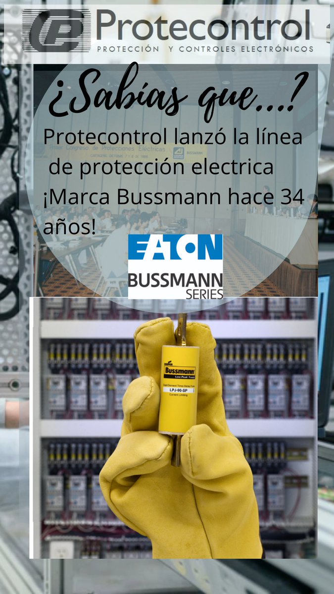 Protecontrol's tweet photo. PROTECONTROL LTDA 34 años
Website https://t.co/90rbg0GzbO

#eaton #bussmann #fusibles #mersen #littelfuse #siba #siba #protecontrolfusibles #bussmanncolombia #dfelectric #tecnologia https://t.co/gXZs1PPgdr