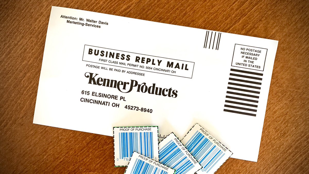 Should I send this vintage Kenner Toys reply mailer and see what happens? 100 retweets and I’ll do it. Seriously.