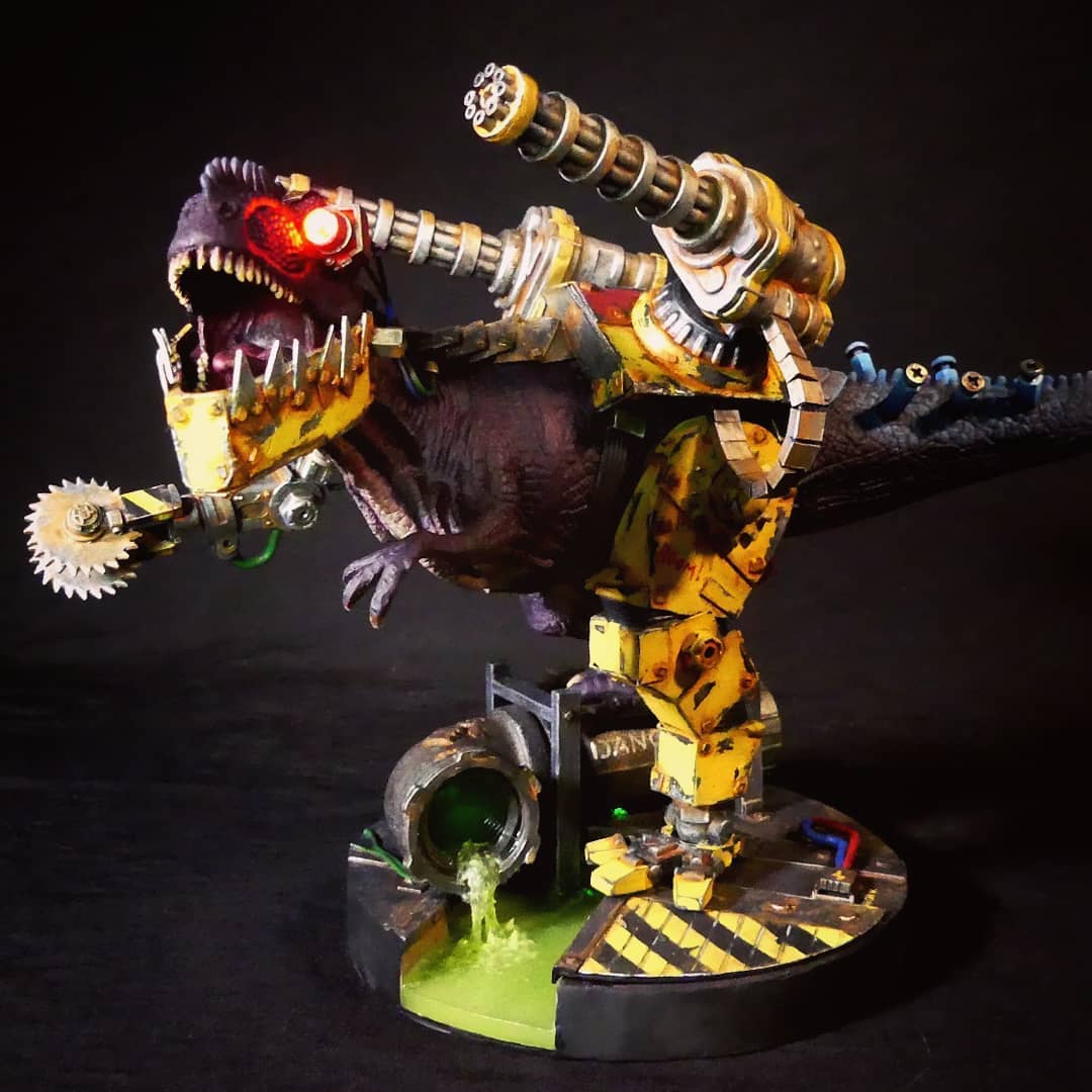 MadGoblinWS's tweet photo. Close ups of the colossal Apocalyptic T-Rex kitbash! Be sure to check out the making of this project in this 2 part build!

Part 1
➡️ https://t.co/0XZbsIXM1B

Part 2
➡️ https://t.co/rL2Q7hzCHB

#maker #kitbash https://t.co/GEtrUEsDAm