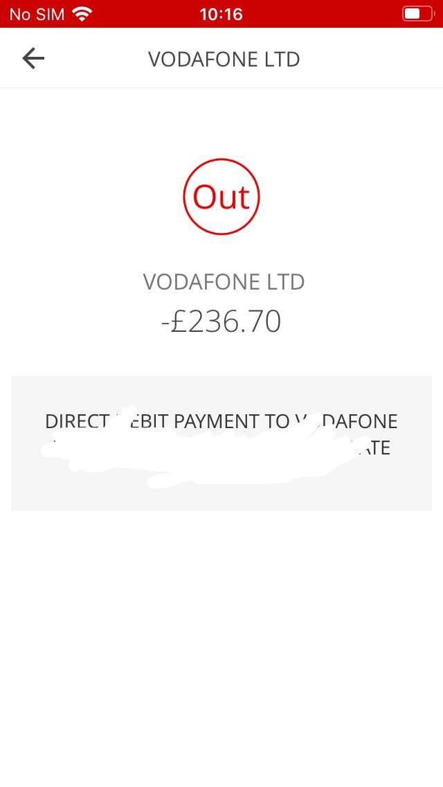 quelch71's tweet photo. @VodafoneUK @VodafoneGroup my friend, a self employed Personal trainer who has been out of work since March due to COVID has today been charged £236.70 for going ONE day over her usage!!!! She’s had a contract with you for 2 years and pays £65 a month!!! WTF! This is disgusting!! https://t.co/nJYJz27hgv