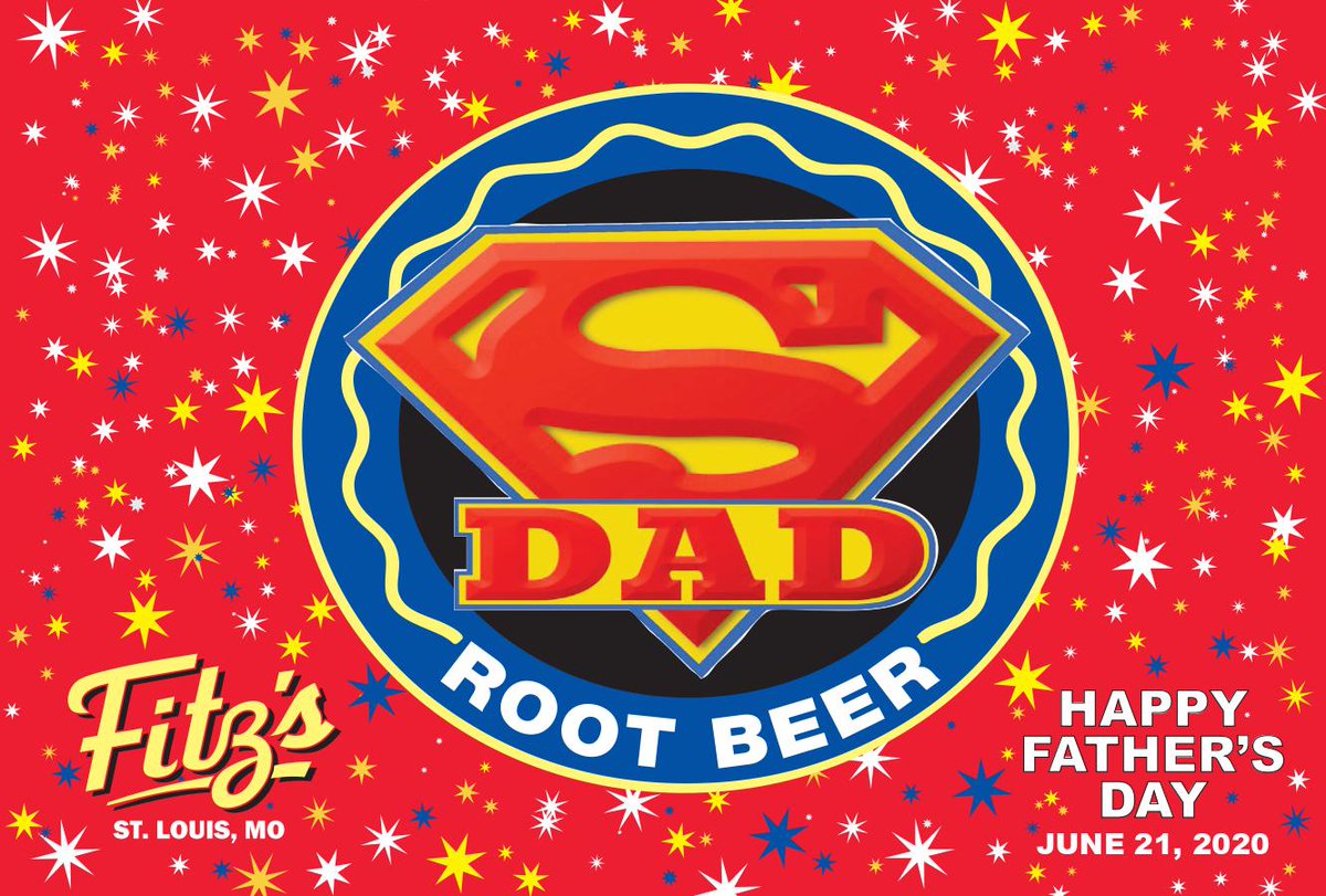 Celebrate Dad at Fitz's this Sunday and receive a FREE special-edition Father's Day label root beer just for him! One per table with purchase of a meal, while supplies last.