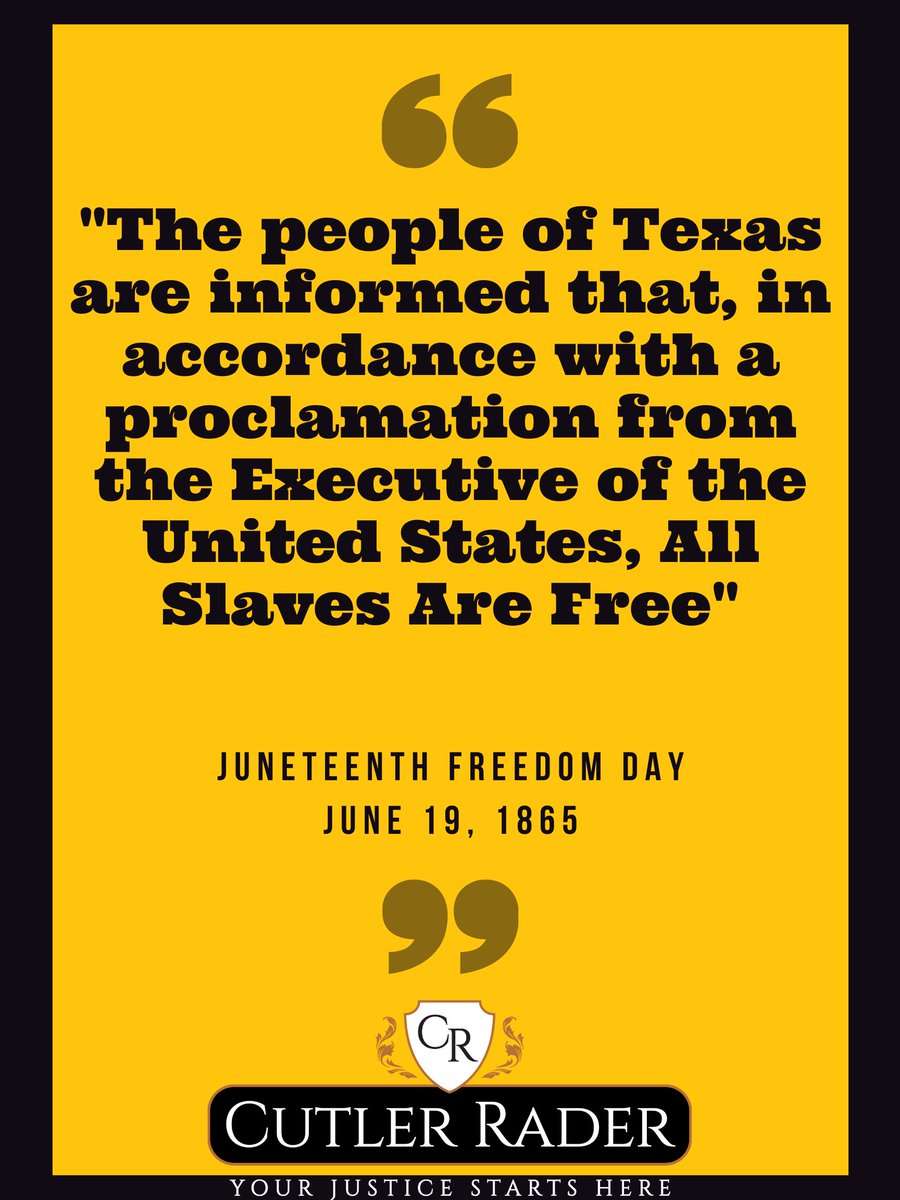 Juneteenth commemorates the ending of slavery in the United States. June 19, 1865 union soldiers landed in Texas with news that the war had ended and that the enslaved were now free, two and a half years after President Lincoln's Emancipation Proclamation. Juneteenth: Freedom Day