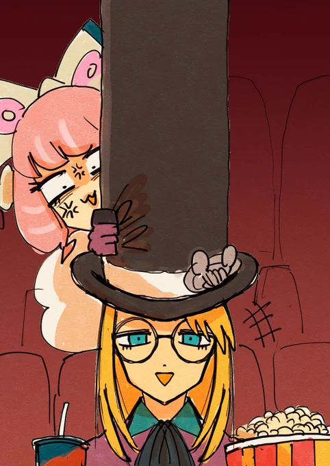 映画館に来たけど
前の席の客がセイボリーだったクララちゃんのrkgk 