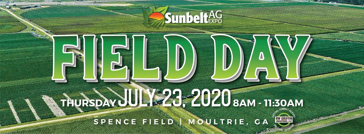 The Sunbelt Ag Expo field day will be done as a drive-thru experience this year. This is to allow for social distancing. Although you won’t be riding on the trams, you will still be able to see all 30 vendors from the comfort of your own vehicle. bit.ly/3dhl3Yy