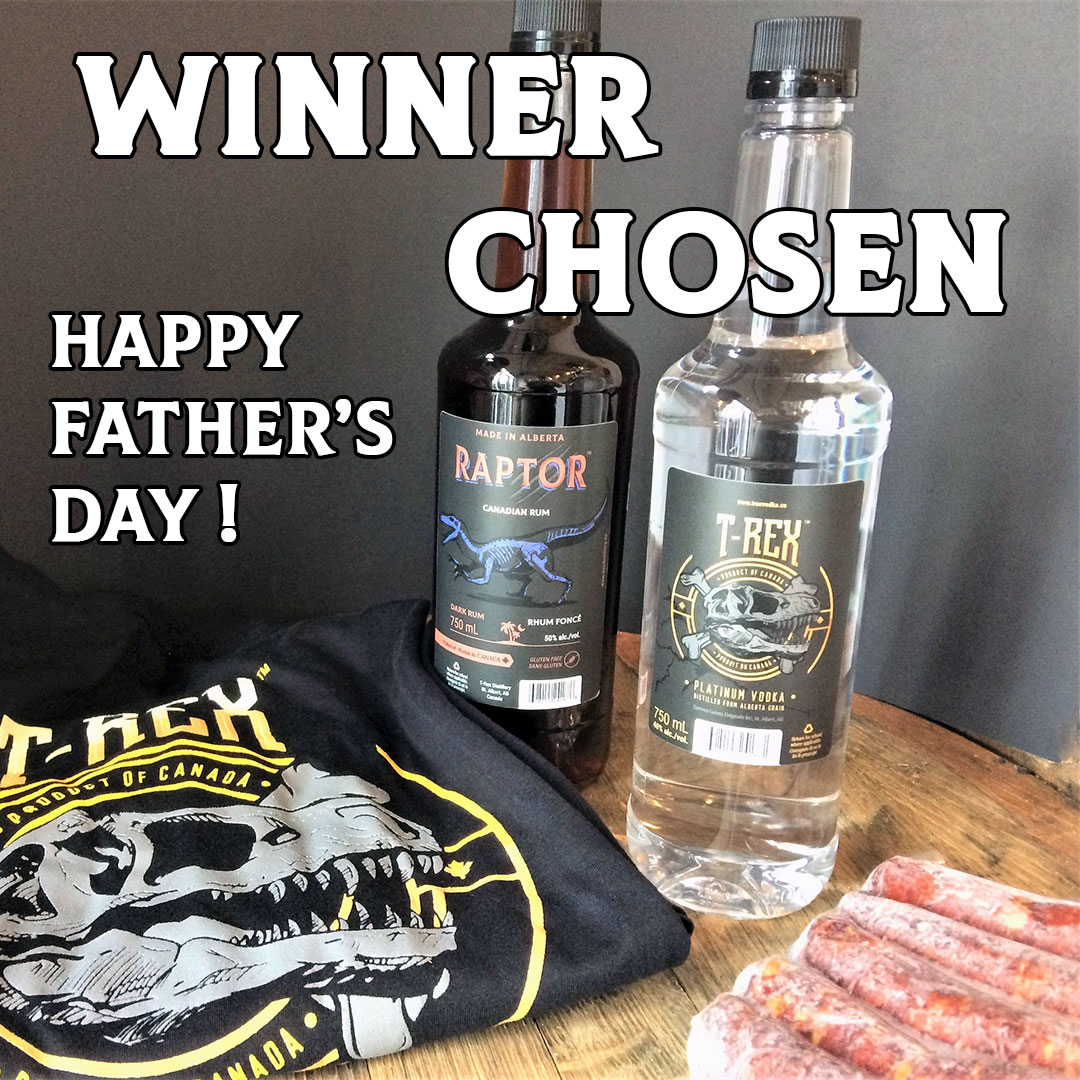 Thank you all for sharing stories about your wonderful dads! The responses were breathtaking! The contest winner has been chosen and contacted. Stay tuned for more giveaways soon 😉#yeg #yyc #fathersday #albertaspirits #buylocal