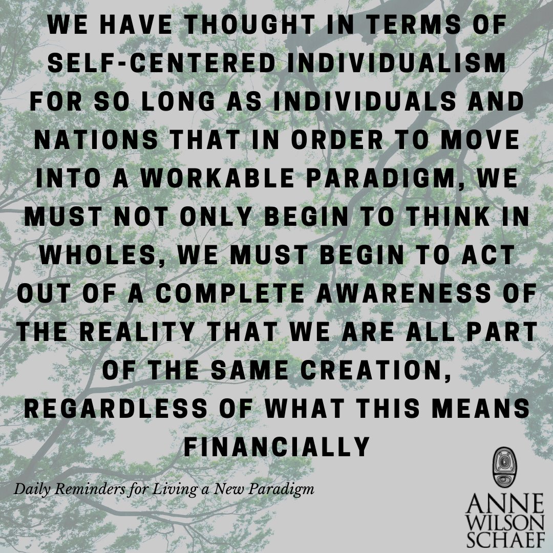 AnneWSchaef's tweet photo. #individualism #paradigmshift #onecreation https://t.co/DK3QV4ef54